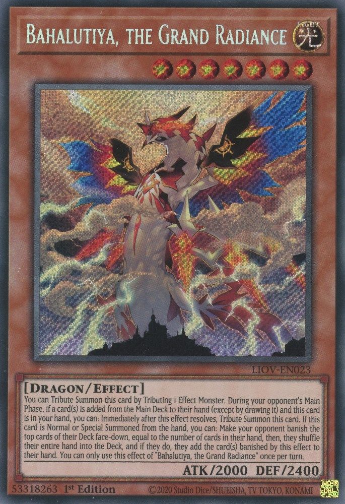 Bahalutiya, the Grand Radiance (LIOV-EN023) - Secret Rare