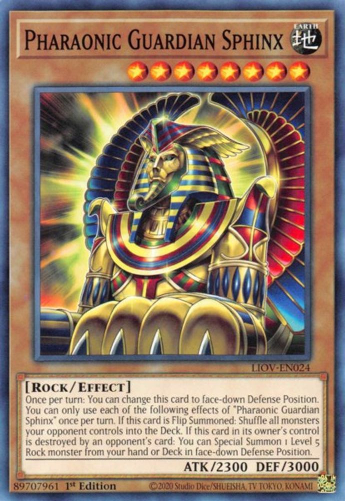 Pharaonic Guardian Sphinx (LIOV-EN024) - Common