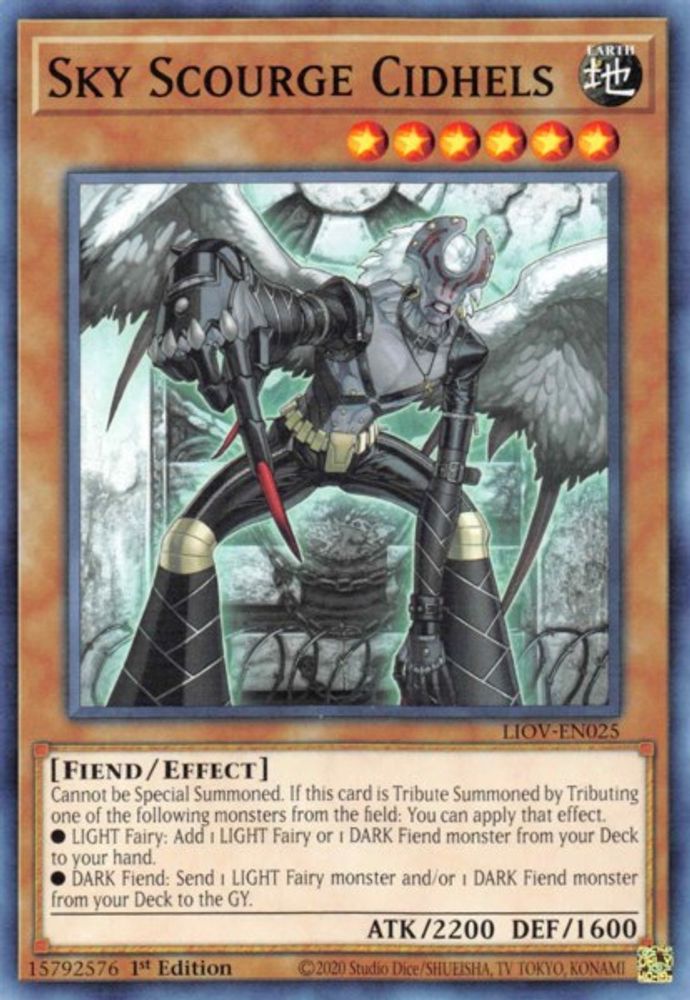 Sky Scourge Cidhels (LIOV-EN025) - Common