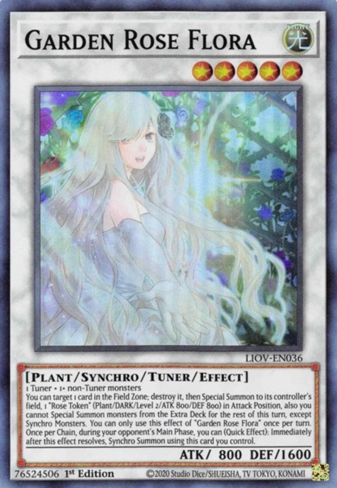 Garden Rose Flora (LIOV-EN036) - Super Rare