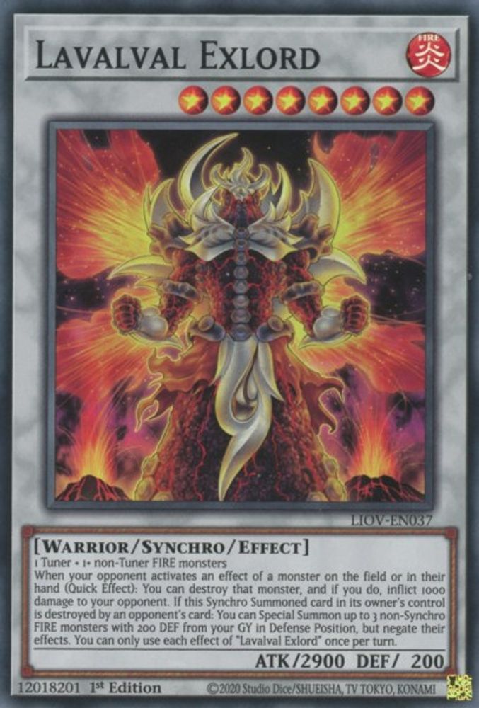 Lavalval Exlord (LIOV-EN037) - Super Rare