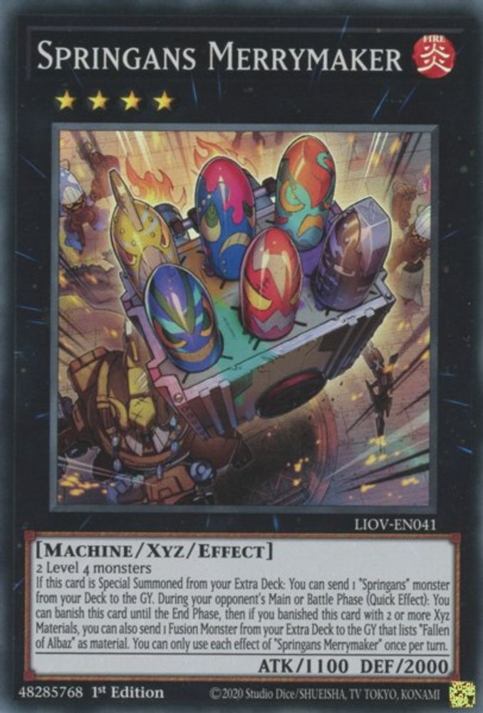 Springans Merrymaker (LIOV-EN041) - Super Rare