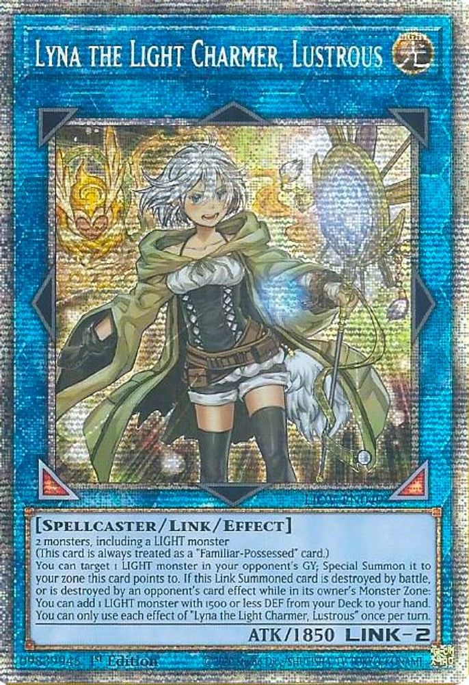 Lyna the Light Charmer, Lustrous (Starlight Rare) (LIOV-EN049) - Starlight Rare