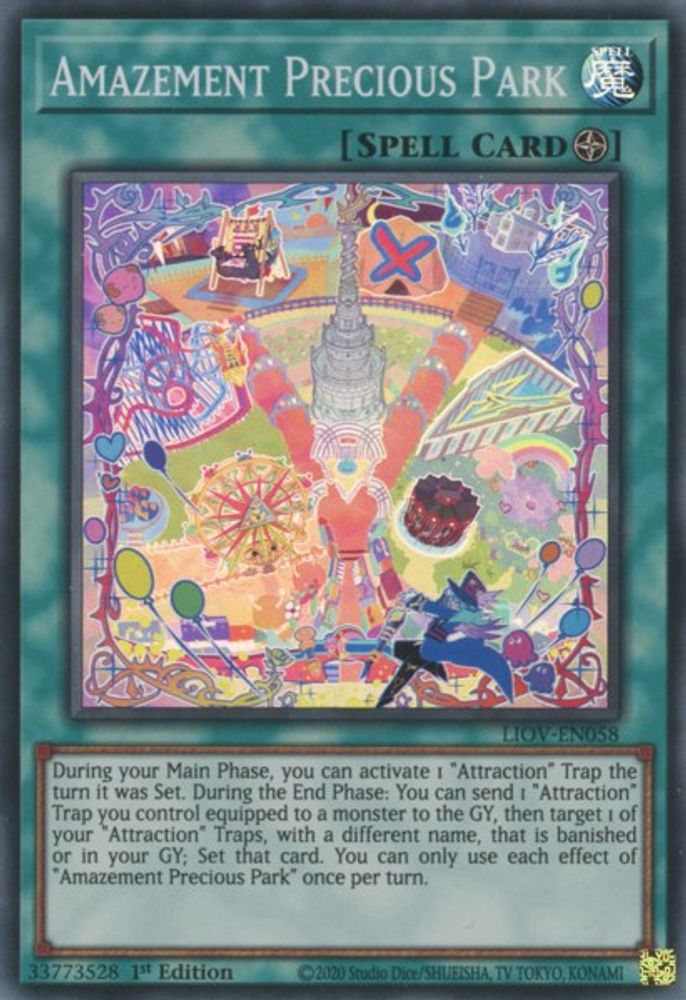 Amazement Precious Park (LIOV-EN058) - Super Rare