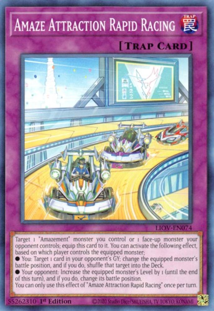 Amaze Attraction Rapid Racing (LIOV-EN074) - Common