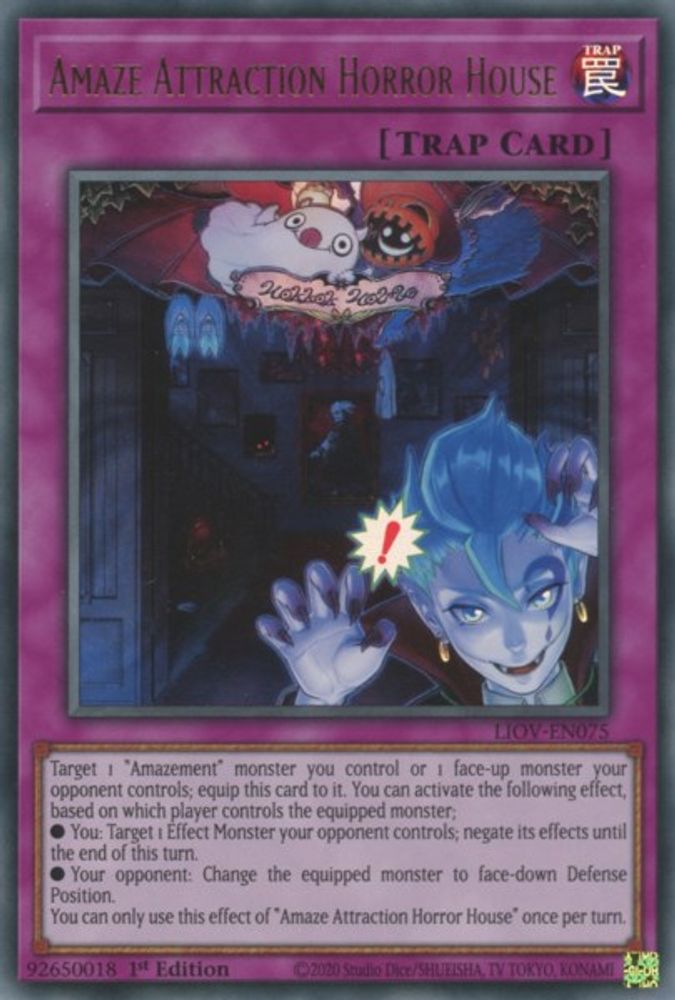 Amaze Attraction Horror House (LIOV-EN075) - Ultra Rare