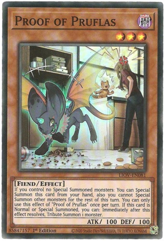 Proof of Pruflas (LIOV-EN081) - Super Rare