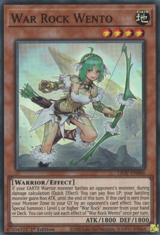 War Rock Wento (LIOV-EN086) - Super Rare