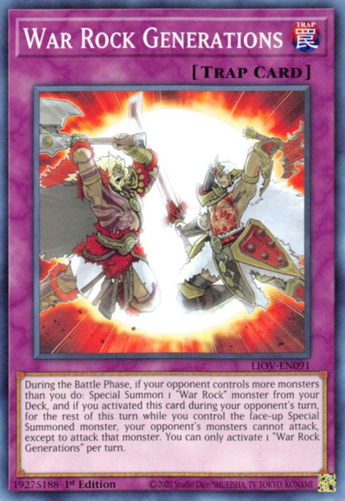 War Rock Generations (LIOV-EN091) - Common