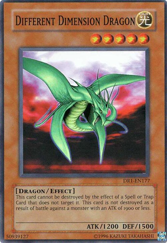 Different Dimension Dragon (DR1-EN177) - Super Rare