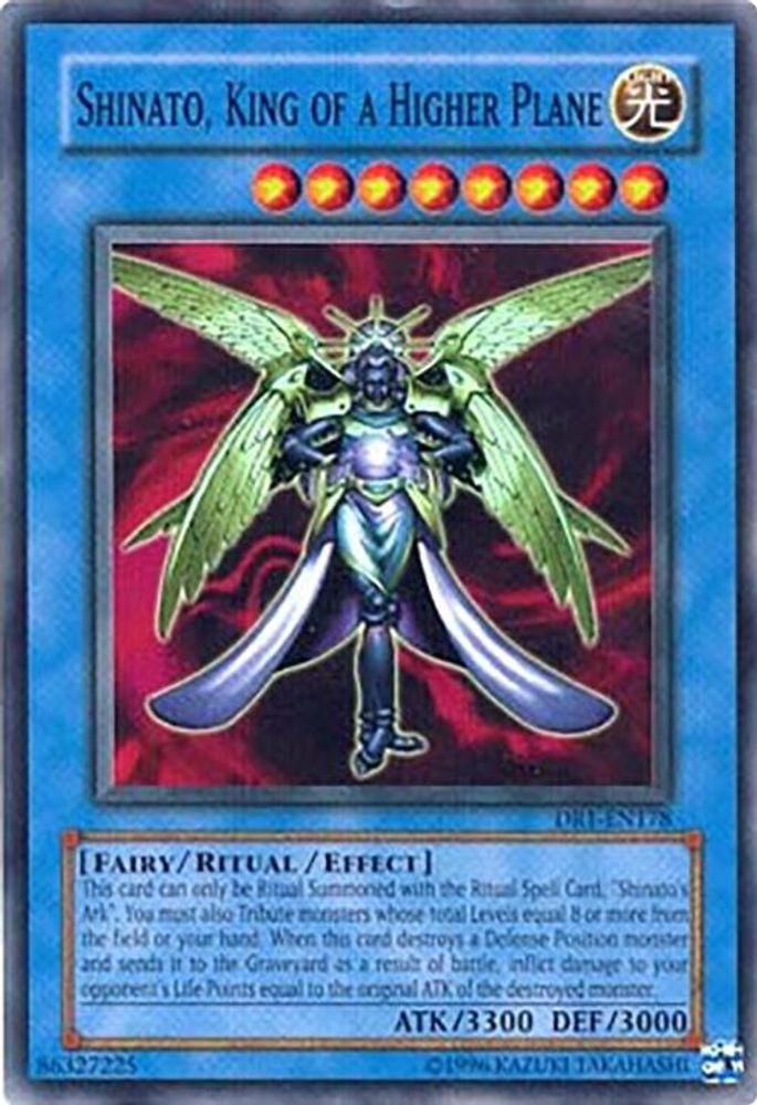 Shinato, King of a Higher Plane (DR1-EN178) - Super Rare