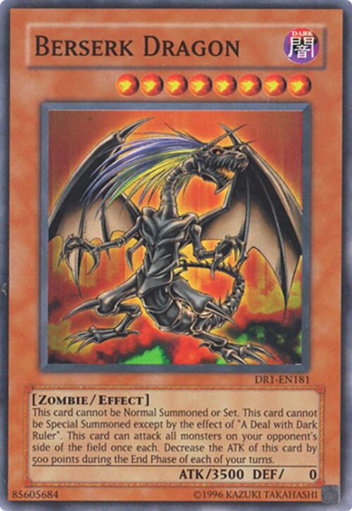 Dragon Berserk [DR1-EN181] Super Rare 