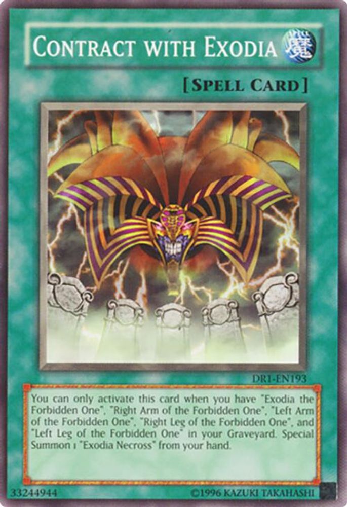 Contract with Exodia (DR1-EN193) - Common