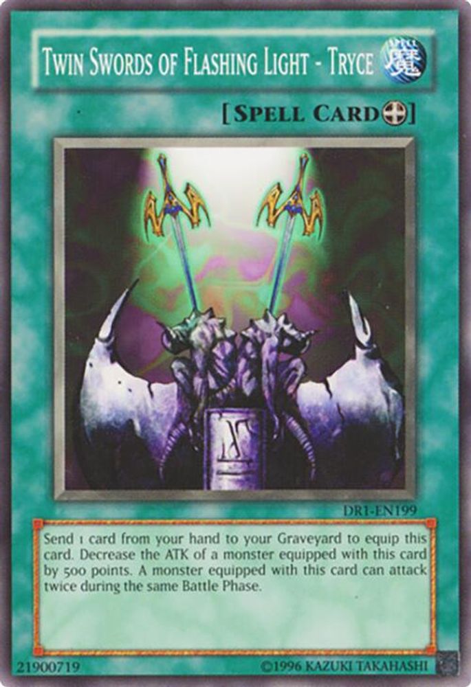 Twin Swords of Flashing Light - Tryce (DR1-EN199) - Common