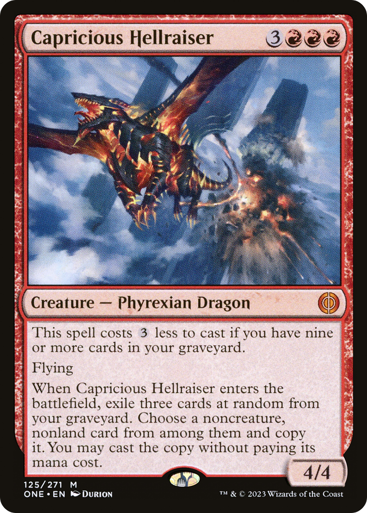 Capricious Hellraiser [Phyrexia : Tous seront un] 