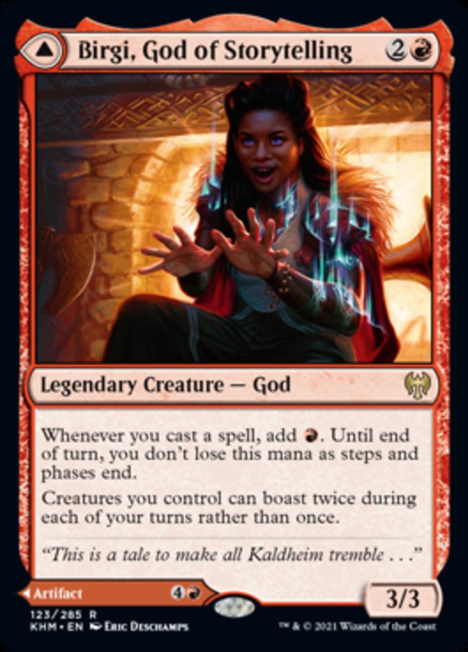 Birgi, God of Storytelling (KHM-123) - Kaldheim