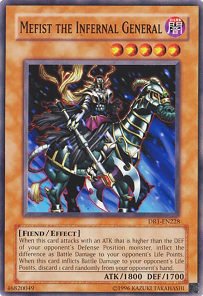 Mefist the Infernal General (DR1-EN228) - Common