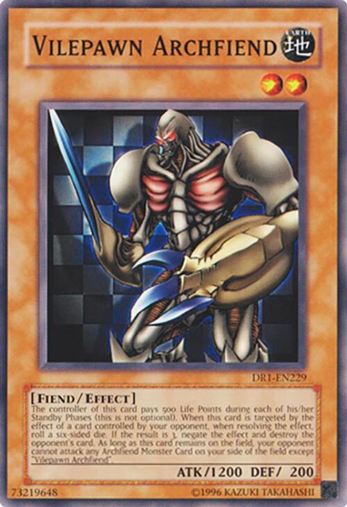 Vilepawn Archfiend (DR1-EN229) - Common