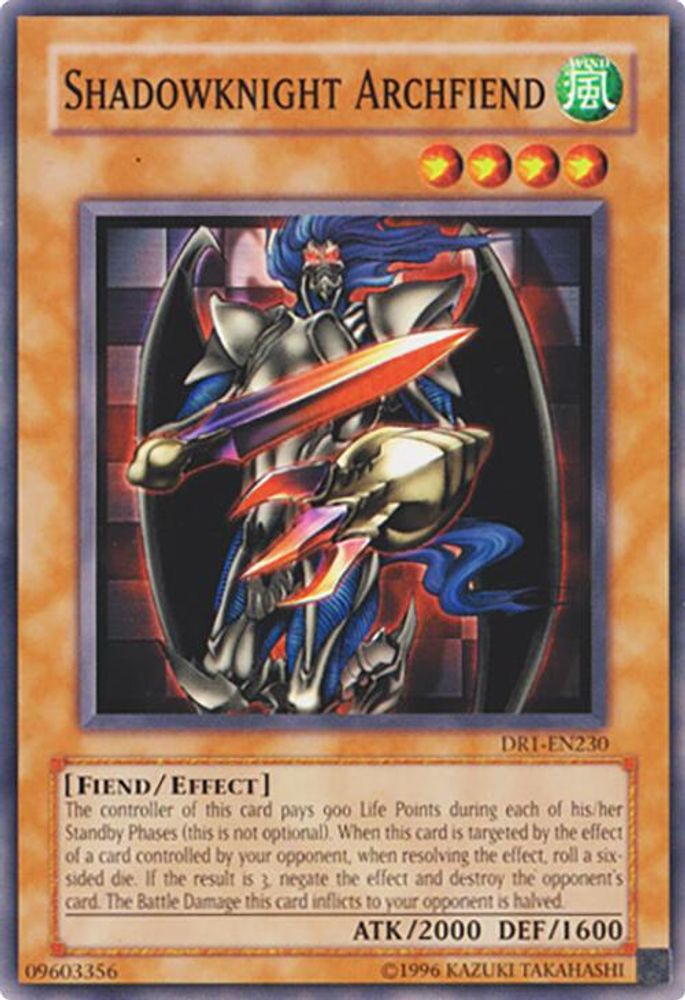 Shadowknight Archfiend (DR1-EN230) - Common