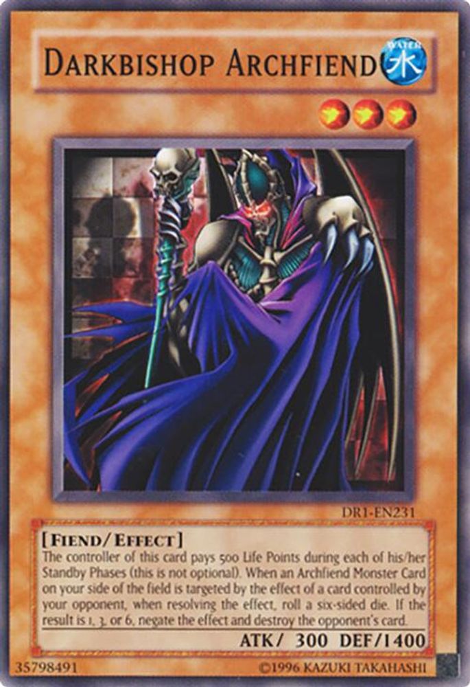 Darkbishop Archfiend (DR1-EN231) - Common