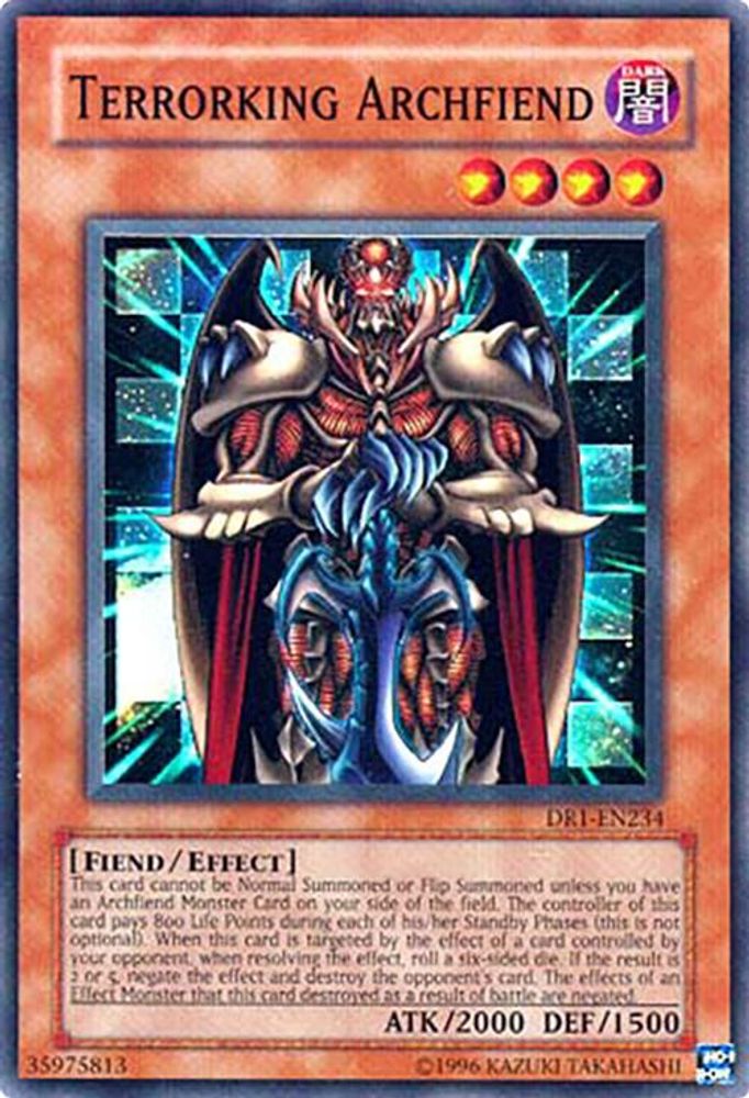 Terrorking Archfiend (DR1-EN234) - Super Rare