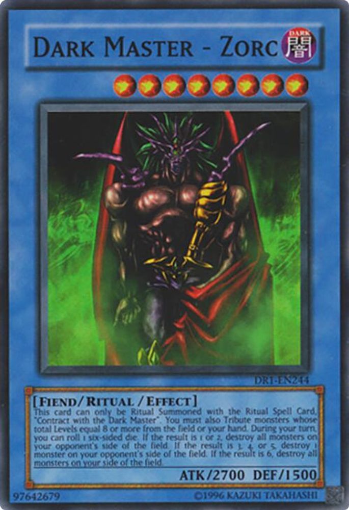 Dark Master - Zorc (DR1-EN244) - Super Rare