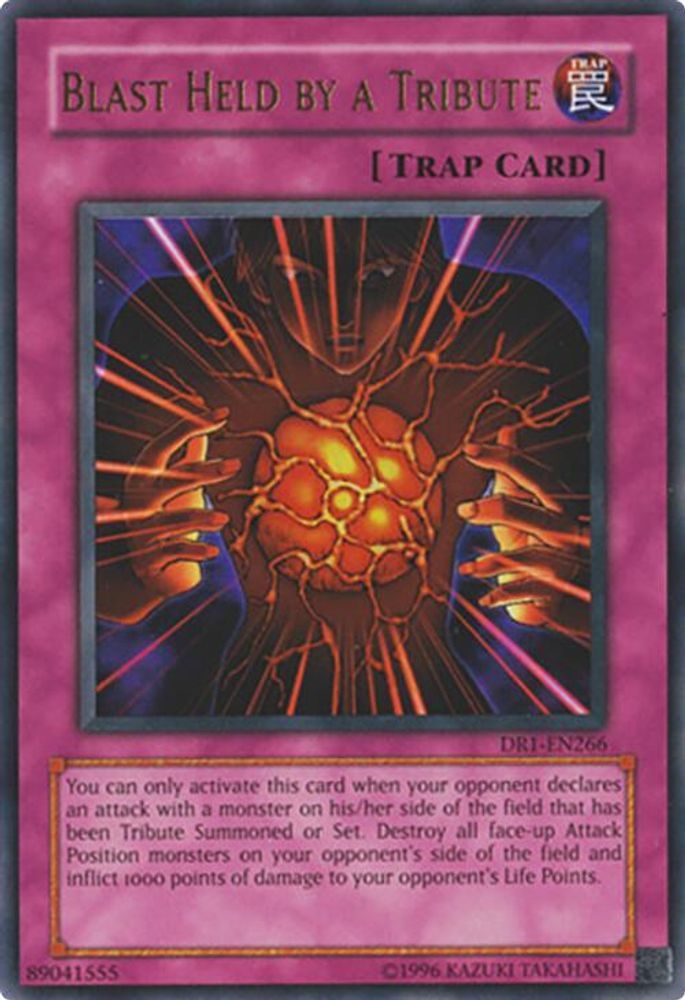 Blast Held by a Tribute (DR1-EN266) - Ultra Rare