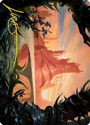 Slagwoods Bridge Art Card (Gold-Stamped Signature) (ASMH2-079) - Art Series: Modern Horizons 2