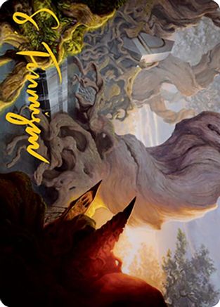 Yavimaya, Cradle of Growth Art Card (Gold-Stamped Signature) (ASMH2-066) - Art Series: Modern Horizons 2