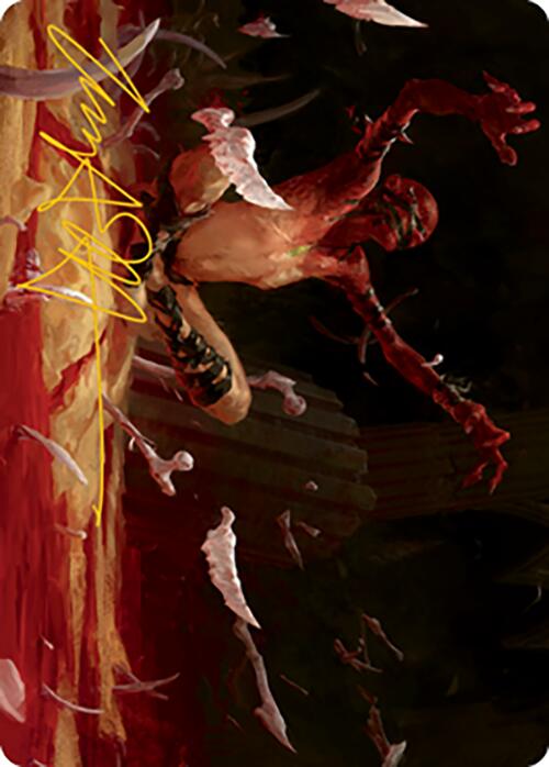 Carte d'art Bone Shards (signature estampillée or) [Modern Horizons 2 Art Series] 