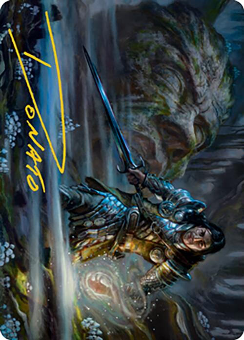 Carte artistique Carth le Lion (signature estampillée or) [Série artistique Modern Horizons 2] 