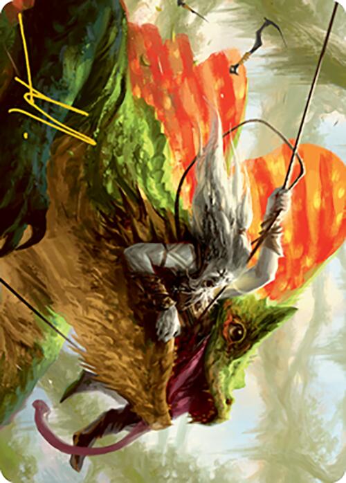 Capturé par Lagacs Art Card (Signature estampillée or) [Modern Horizons 2 Art Series] 