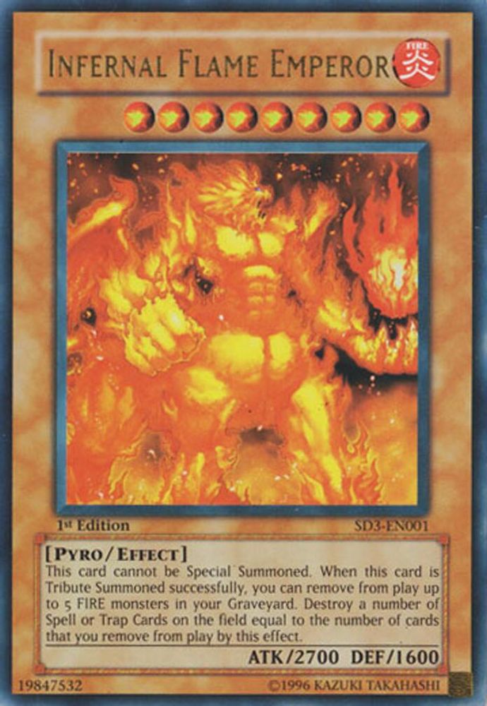 Infernal Flame Emperor (SD3-EN001) - Ultra Rare