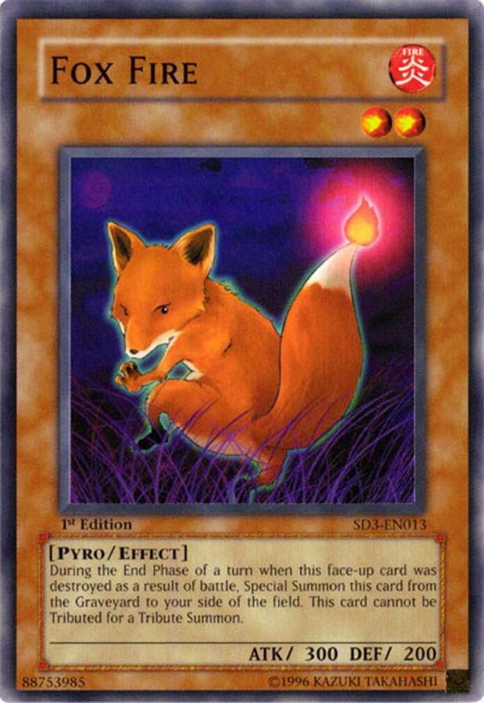 Fox Fire (SD3-EN013) - Common