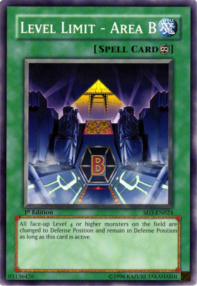 Level Limit - Area B (SD3-EN024) - Common