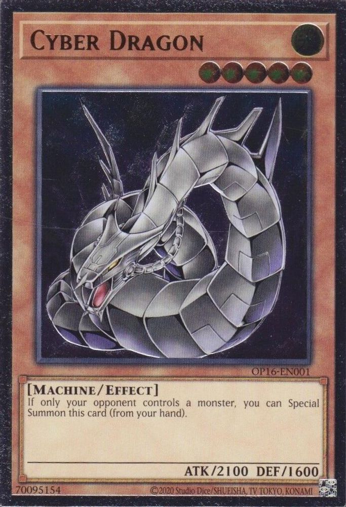 Cyber ​​Dragon [OP16-EN001] Ultime Rare 