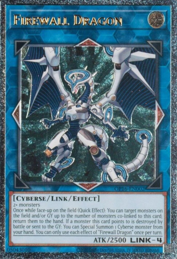 Firewall Dragon (UTR) (OP16-EN002) - Ultimate Rare