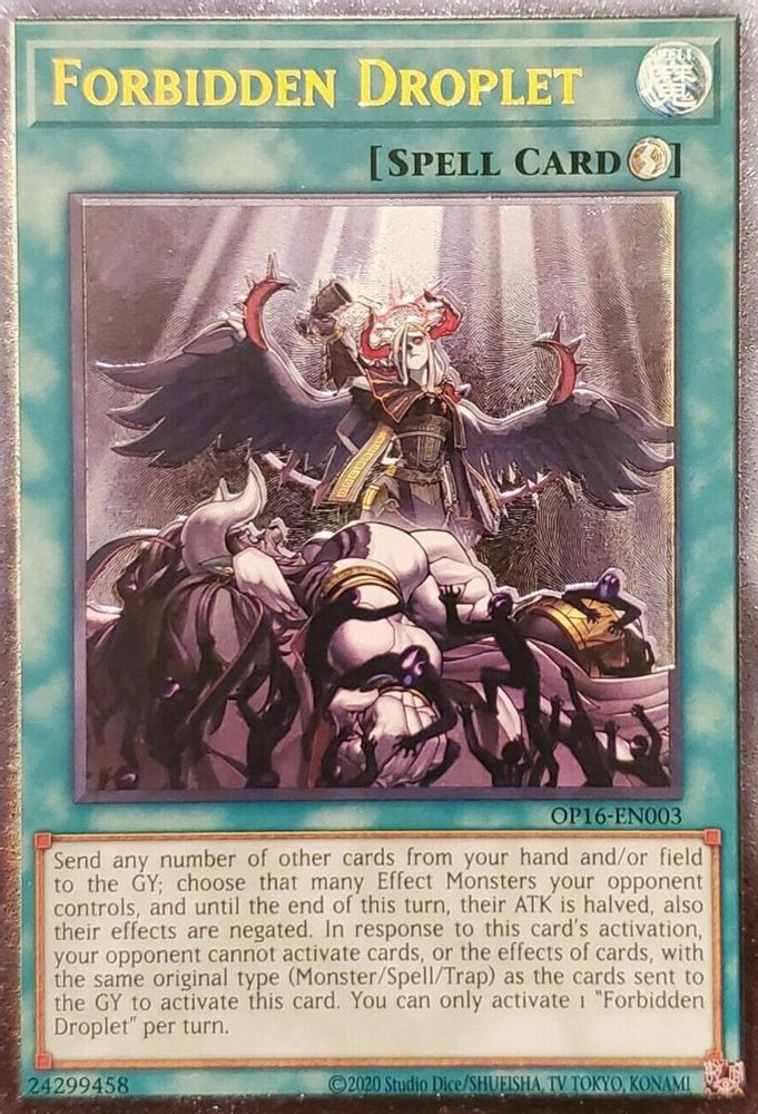 Gouttelette interdite [OP16-EN003] Ultimate Rare 