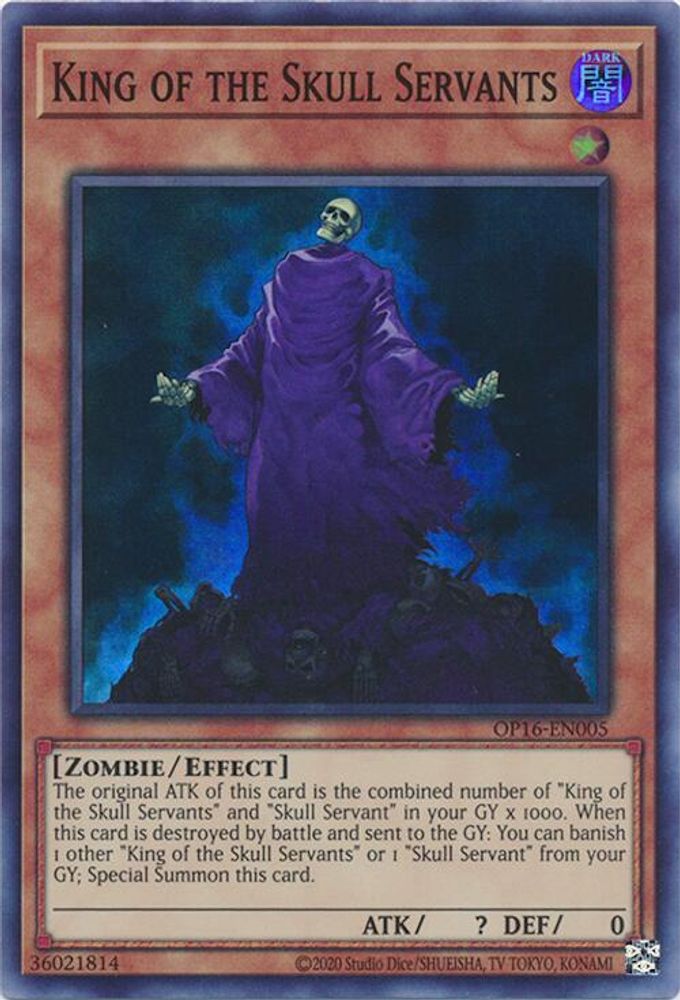 King of the Skull Servants (OP16-EN005) - Super Rare