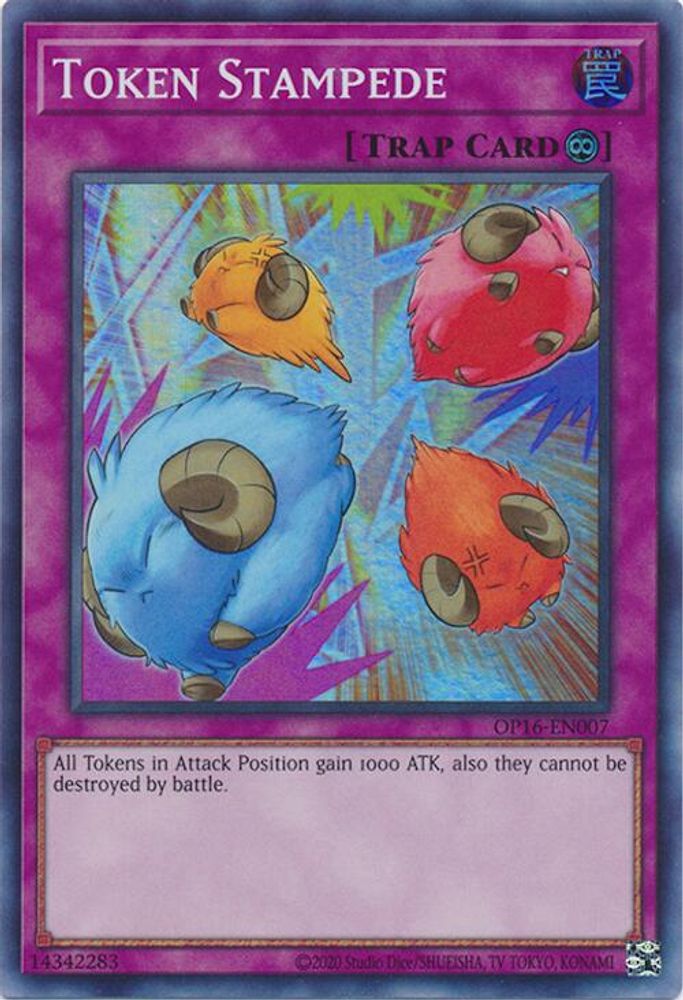 Token Stampede (OP16-EN007) - Super Rare