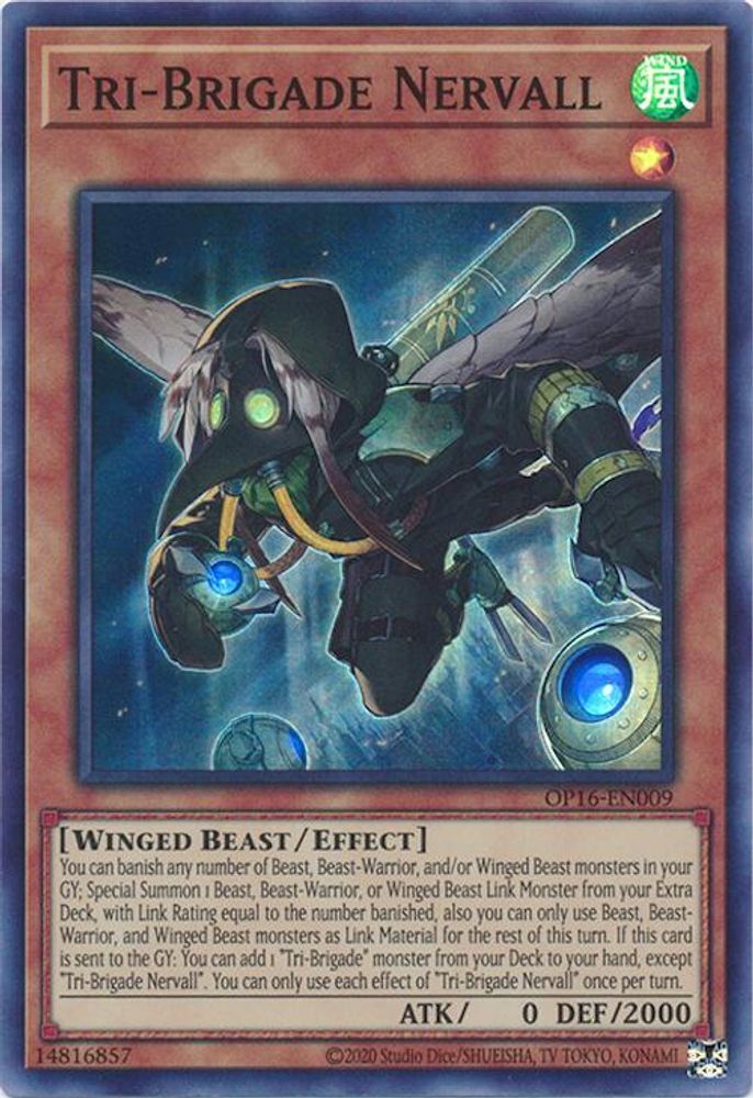 Nervall de la Tri-Brigade [OP16-EN009] Super Rare 