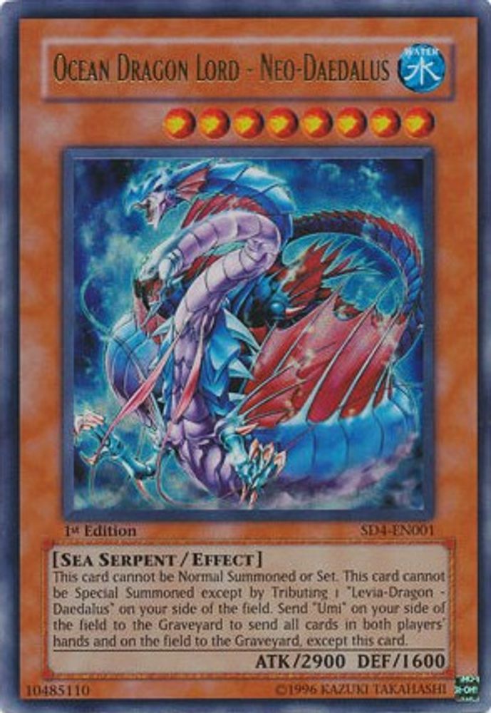Ocean Dragon Lord - Neo-Daedalus (SD4-EN001) - Ultra Rare