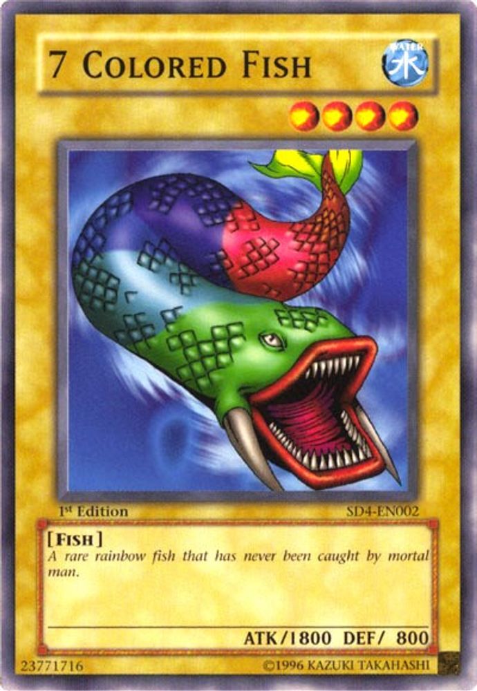 7 Colored Fish (SD4-EN002) - Common