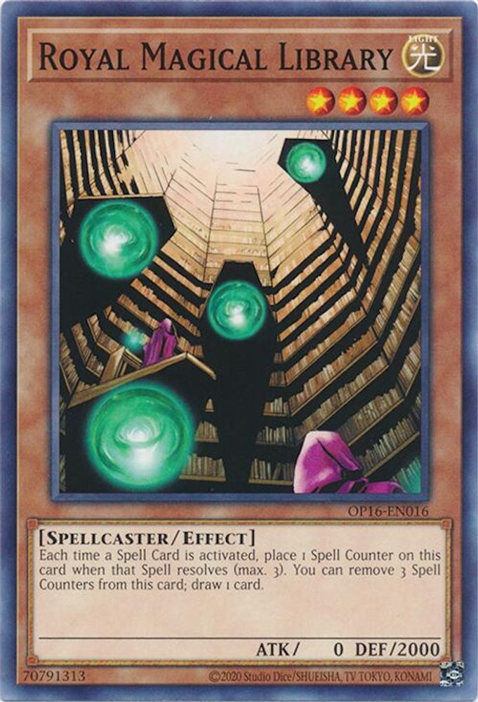 Royal Magical Library (OP16-EN016) - Common