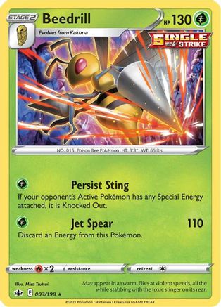 Beedrill 003  - Holofoil - Holo Rare