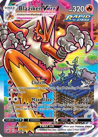 Blaziken VMAX (Alternate Art Secret)  - Holofoil - Secret Rare