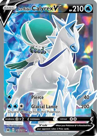 Ice Rider Calyrex V (Full Art) 163  - Holofoil - Ultra Rare