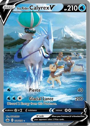 Ice Rider Calyrex V (Alternate Full Art) 164  - Holofoil - Ultra Rare