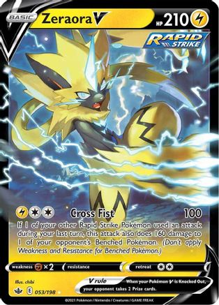 Zeraora V 053  - Holofoil - Ultra Rare