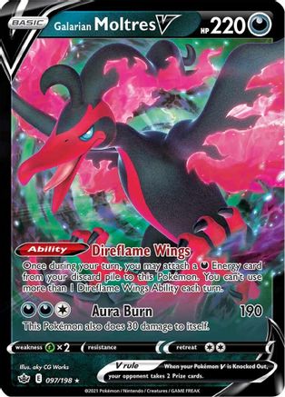 Galarian Moltres V 097  - Holofoil - Ultra Rare